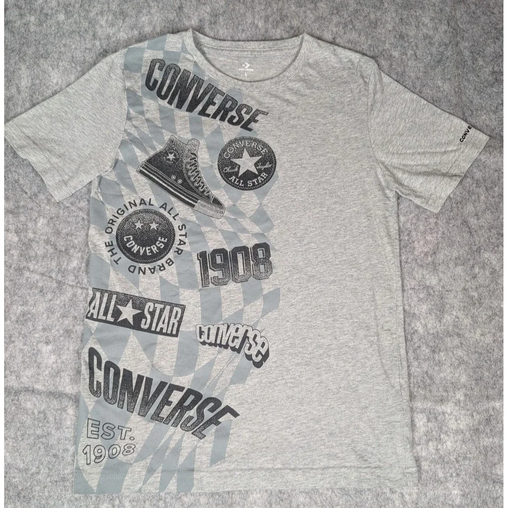 Converse | Converse | Grey | Youth/Teen‎ | Graphic T-Shirt | L